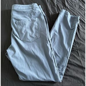 Lululemon Size 33 X 29 ABC Classic 5 Pocket Warpstrem Men Navy